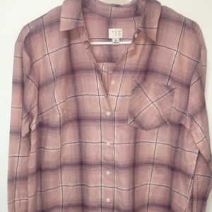 Flannel and Undershirt Combo